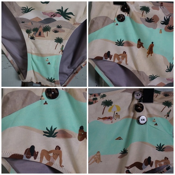 Anthropologie Way To Norway Bikini Bottoms New L - Picture 8 of 9